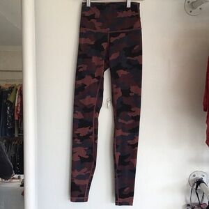 Lululemon Wunder Under Camo High-Waisted Leggings